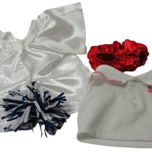 BAB Cheerleader pom-poms Shirt Graduation Gown Lot Clothing Stuffed Animals 4pcs